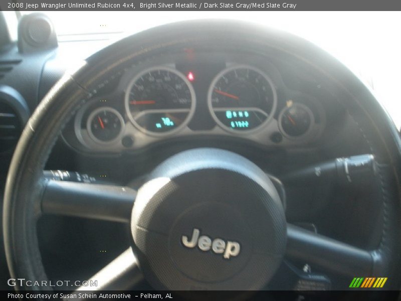 Bright Silver Metallic / Dark Slate Gray/Med Slate Gray 2008 Jeep Wrangler Unlimited Rubicon 4x4