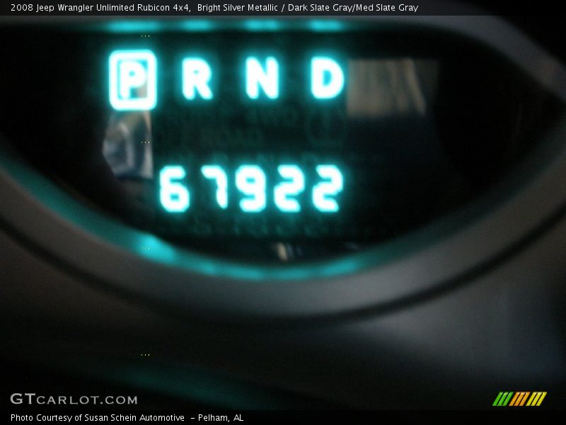 Bright Silver Metallic / Dark Slate Gray/Med Slate Gray 2008 Jeep Wrangler Unlimited Rubicon 4x4