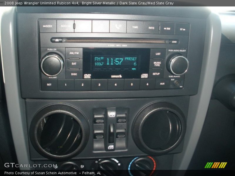Bright Silver Metallic / Dark Slate Gray/Med Slate Gray 2008 Jeep Wrangler Unlimited Rubicon 4x4