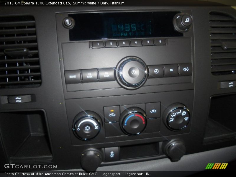 Summit White / Dark Titanium 2013 GMC Sierra 1500 Extended Cab
