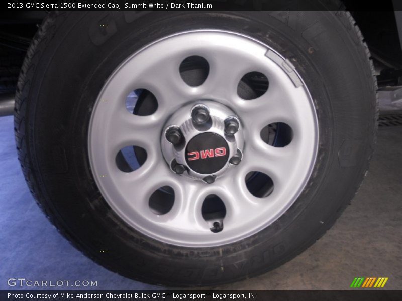 Summit White / Dark Titanium 2013 GMC Sierra 1500 Extended Cab