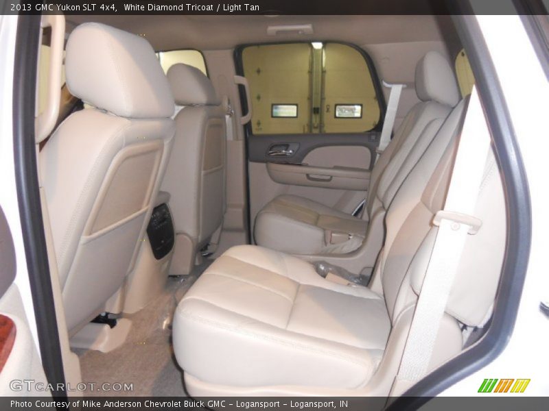 White Diamond Tricoat / Light Tan 2013 GMC Yukon SLT 4x4