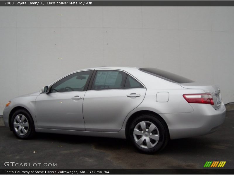 Classic Silver Metallic / Ash 2008 Toyota Camry LE