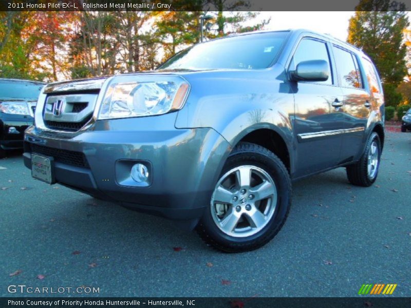 Polished Metal Metallic / Gray 2011 Honda Pilot EX-L
