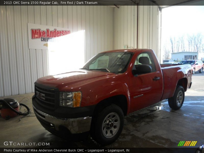 Fire Red / Dark Titanium 2013 GMC Sierra 1500 Regular Cab