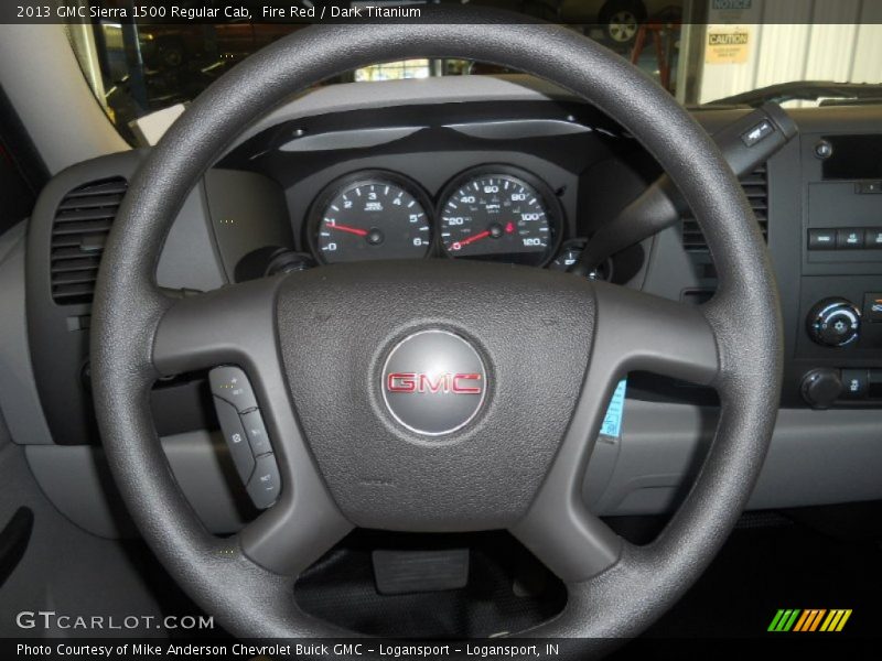 Fire Red / Dark Titanium 2013 GMC Sierra 1500 Regular Cab