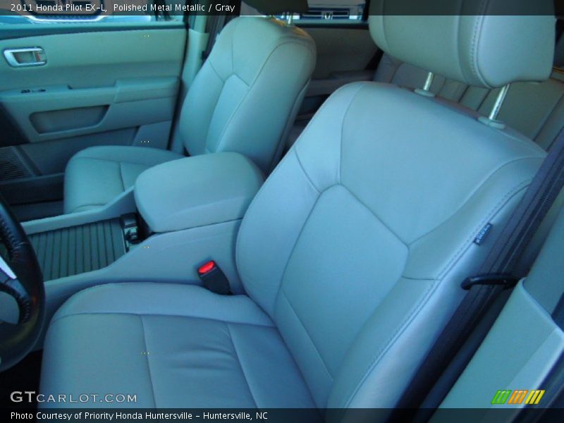 Polished Metal Metallic / Gray 2011 Honda Pilot EX-L