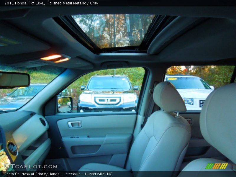 Polished Metal Metallic / Gray 2011 Honda Pilot EX-L