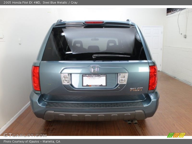 Steel Blue Metallic / Gray 2005 Honda Pilot EX 4WD