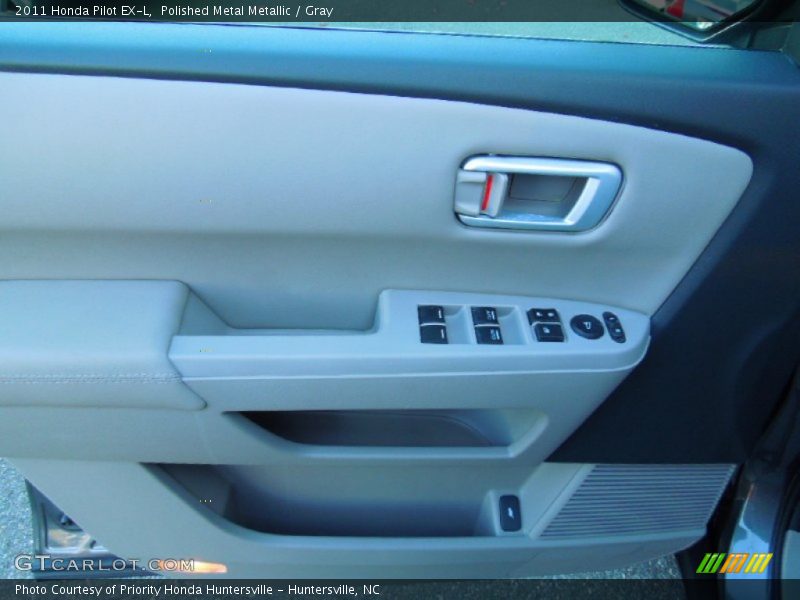 Polished Metal Metallic / Gray 2011 Honda Pilot EX-L