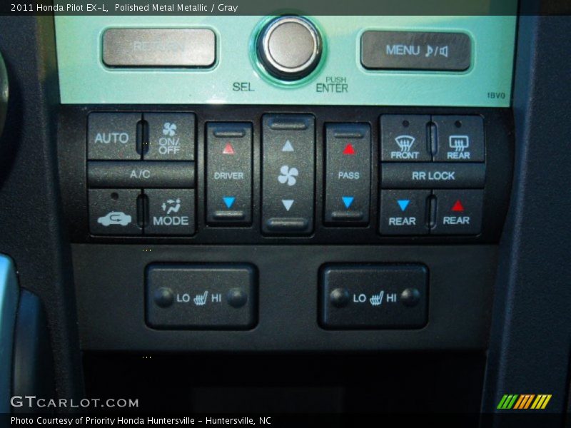 Polished Metal Metallic / Gray 2011 Honda Pilot EX-L