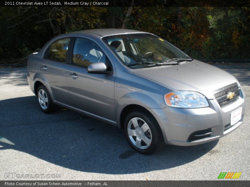 Medium Gray / Charcoal 2011 Chevrolet Aveo LT Sedan
