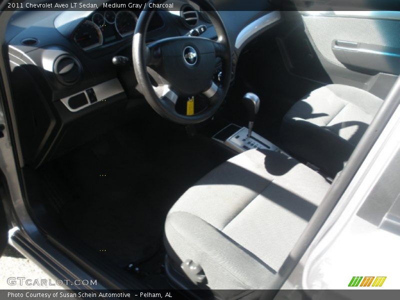Medium Gray / Charcoal 2011 Chevrolet Aveo LT Sedan
