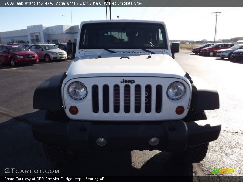 Stone White / Dark Slate Gray/Medium Slate Gray 2009 Jeep Wrangler X 4x4