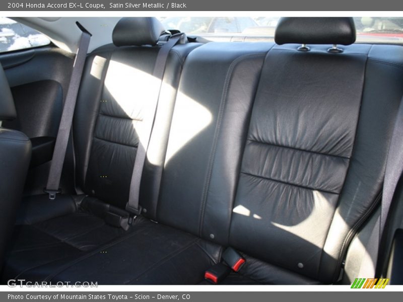 Satin Silver Metallic / Black 2004 Honda Accord EX-L Coupe