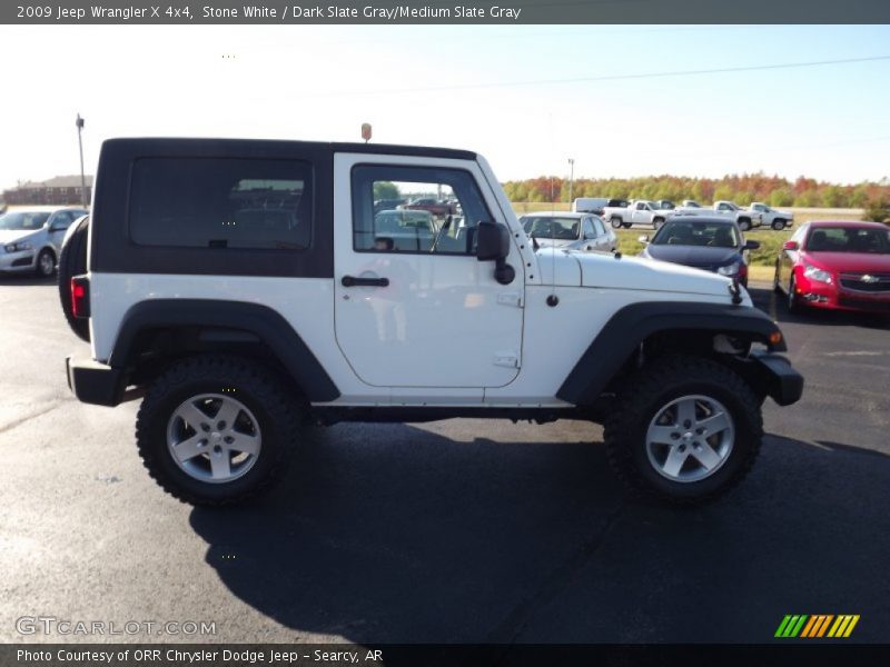 Stone White / Dark Slate Gray/Medium Slate Gray 2009 Jeep Wrangler X 4x4