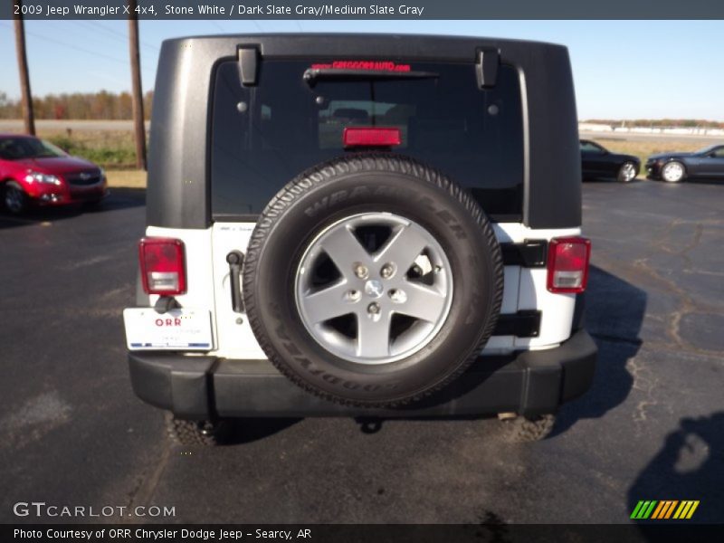 Stone White / Dark Slate Gray/Medium Slate Gray 2009 Jeep Wrangler X 4x4