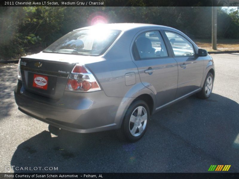 Medium Gray / Charcoal 2011 Chevrolet Aveo LT Sedan