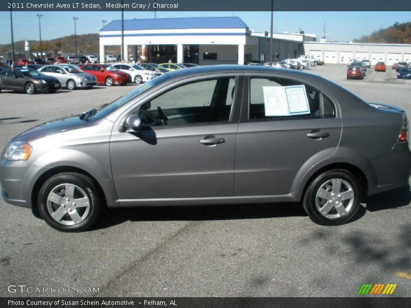 Medium Gray / Charcoal 2011 Chevrolet Aveo LT Sedan