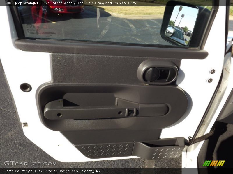Stone White / Dark Slate Gray/Medium Slate Gray 2009 Jeep Wrangler X 4x4