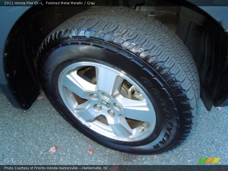 Polished Metal Metallic / Gray 2011 Honda Pilot EX-L