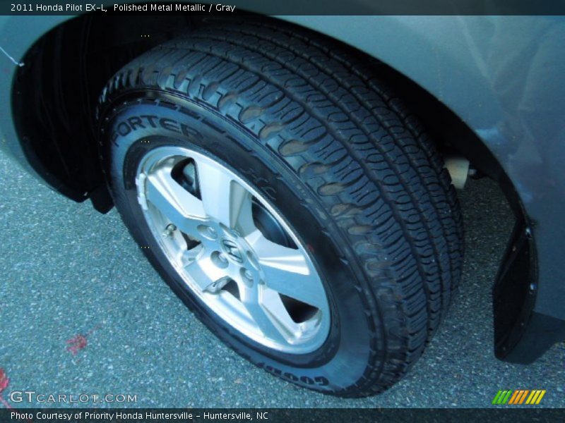 Polished Metal Metallic / Gray 2011 Honda Pilot EX-L