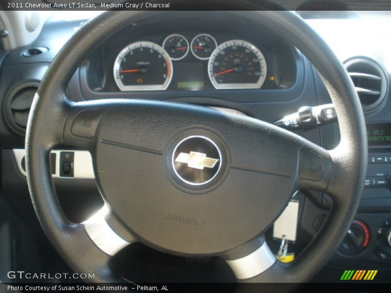 Medium Gray / Charcoal 2011 Chevrolet Aveo LT Sedan