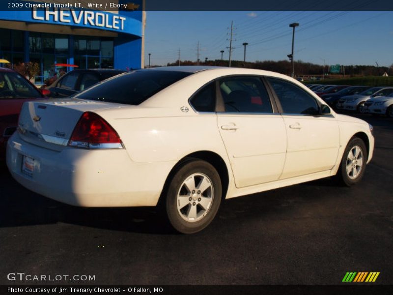 White / Ebony 2009 Chevrolet Impala LT