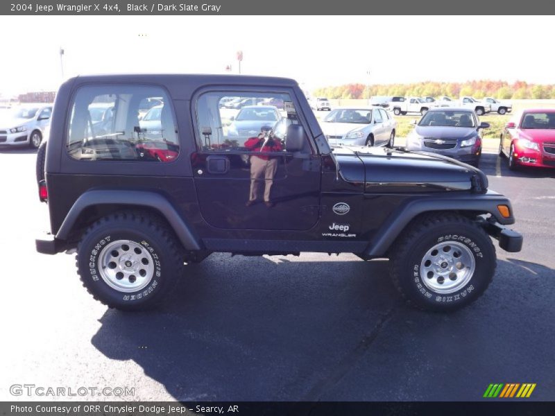 Black / Dark Slate Gray 2004 Jeep Wrangler X 4x4