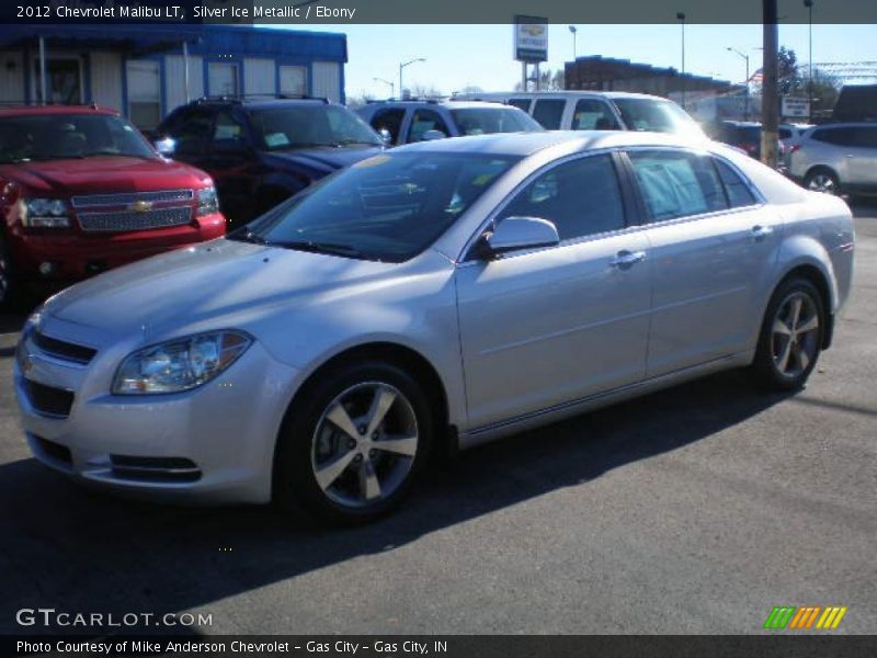 Silver Ice Metallic / Ebony 2012 Chevrolet Malibu LT