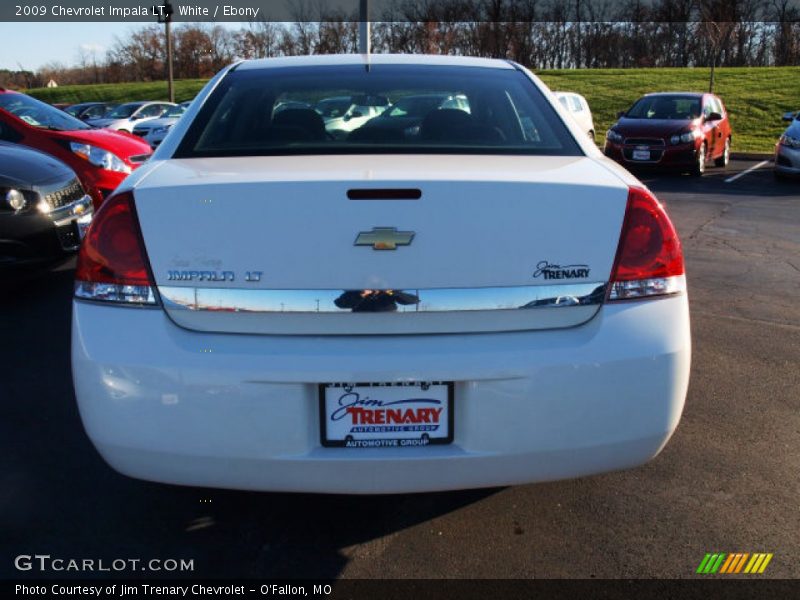 White / Ebony 2009 Chevrolet Impala LT