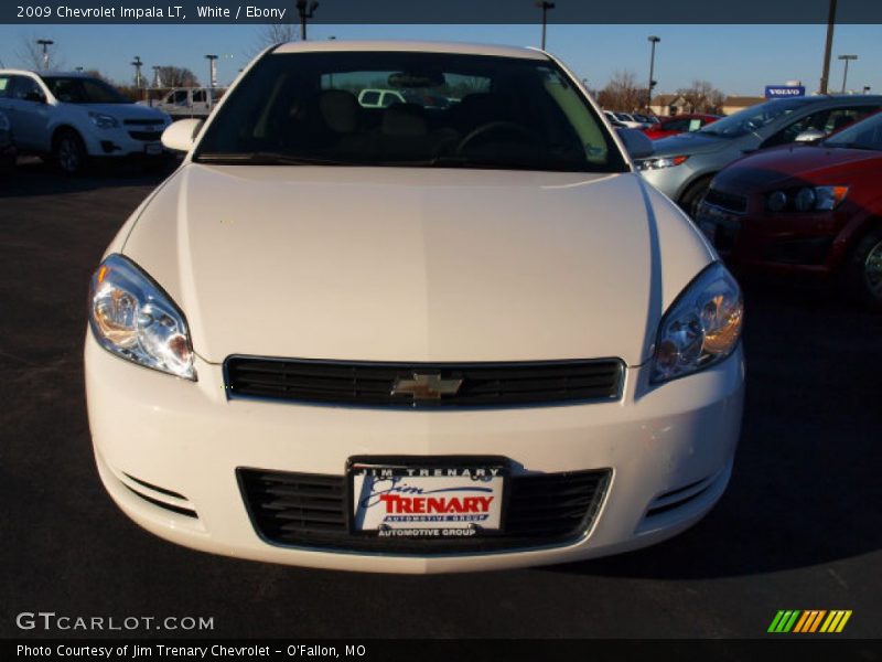 White / Ebony 2009 Chevrolet Impala LT