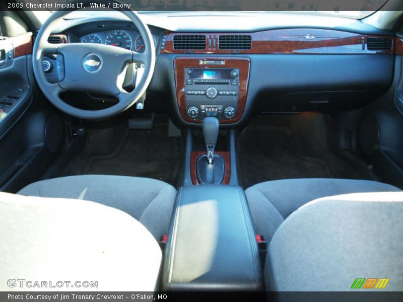 White / Ebony 2009 Chevrolet Impala LT