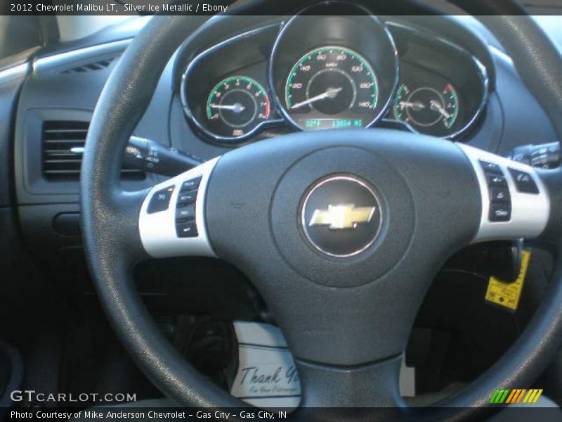 Silver Ice Metallic / Ebony 2012 Chevrolet Malibu LT
