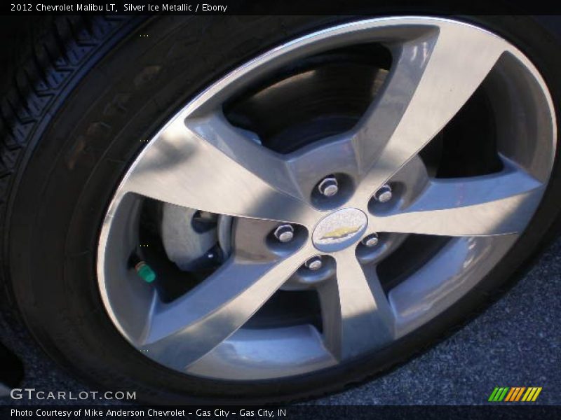 Silver Ice Metallic / Ebony 2012 Chevrolet Malibu LT