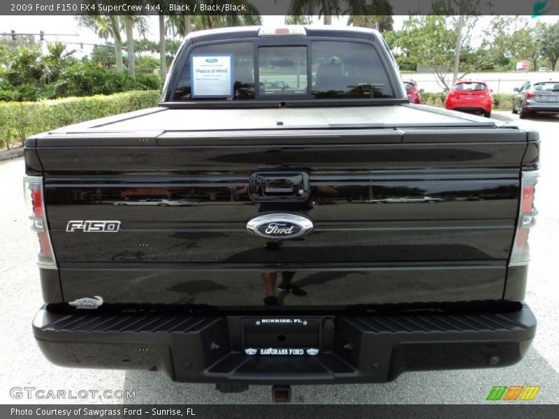 Black / Black/Black 2009 Ford F150 FX4 SuperCrew 4x4