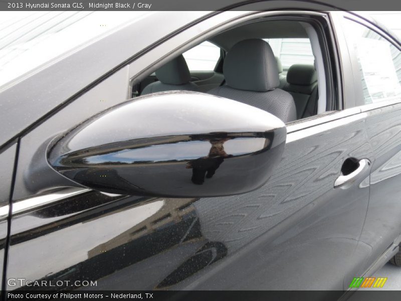 Midnight Black / Gray 2013 Hyundai Sonata GLS
