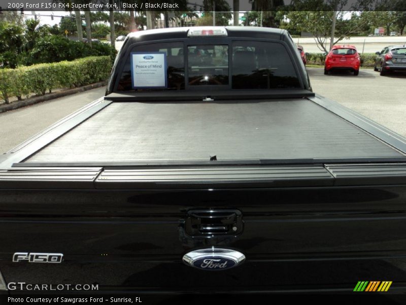 Black / Black/Black 2009 Ford F150 FX4 SuperCrew 4x4