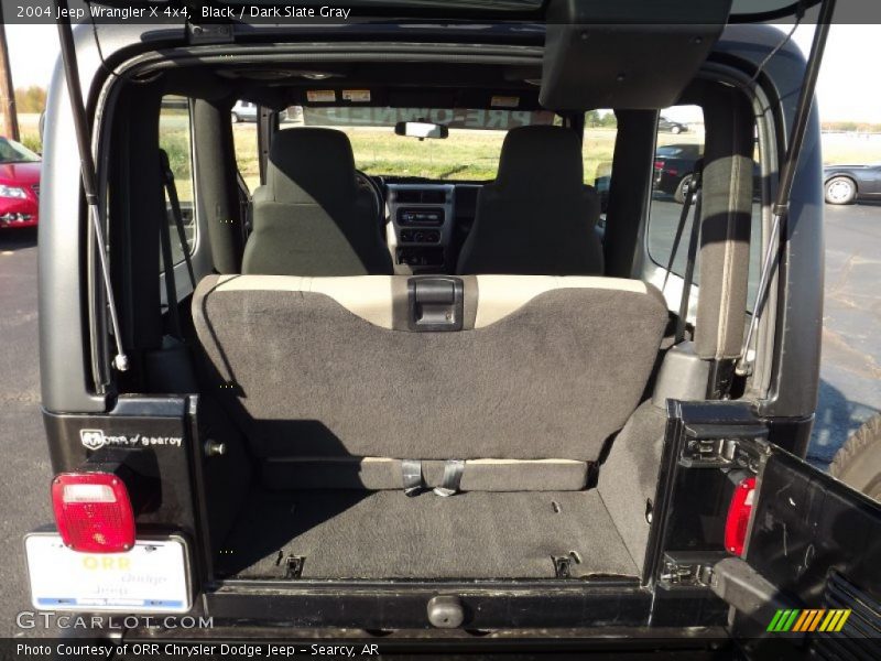 Black / Dark Slate Gray 2004 Jeep Wrangler X 4x4