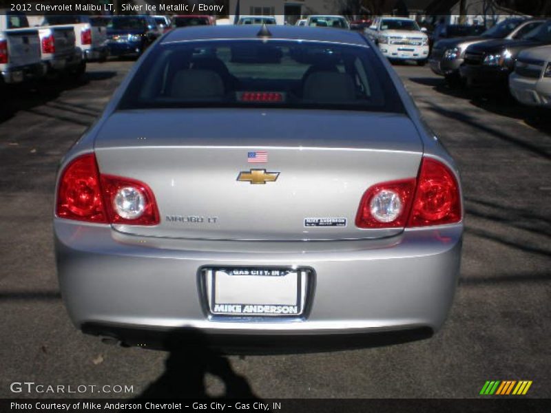 Silver Ice Metallic / Ebony 2012 Chevrolet Malibu LT