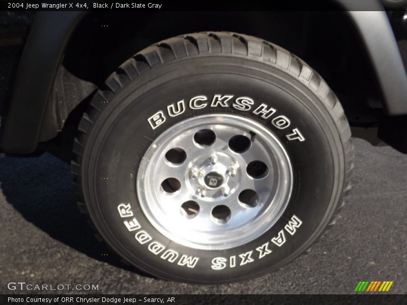 Black / Dark Slate Gray 2004 Jeep Wrangler X 4x4