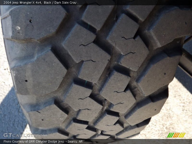 Black / Dark Slate Gray 2004 Jeep Wrangler X 4x4