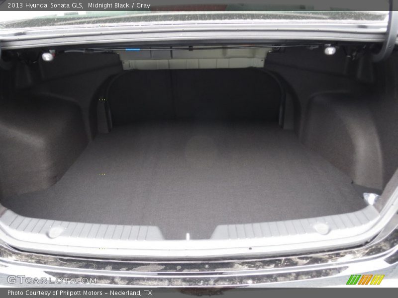 Midnight Black / Gray 2013 Hyundai Sonata GLS
