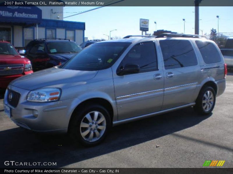 Platinum Metallic / Medium Gray 2007 Buick Terraza CXL