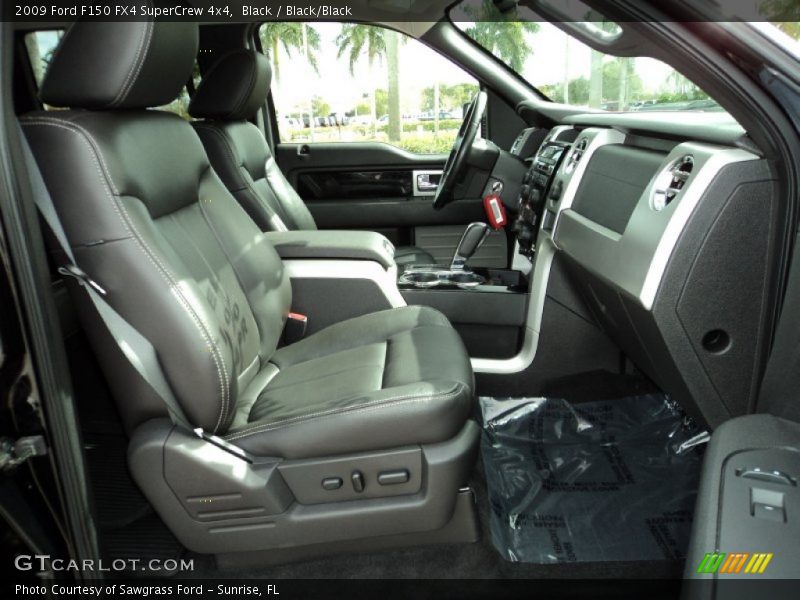 Black / Black/Black 2009 Ford F150 FX4 SuperCrew 4x4
