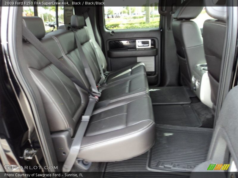 Rear Seat of 2009 F150 FX4 SuperCrew 4x4