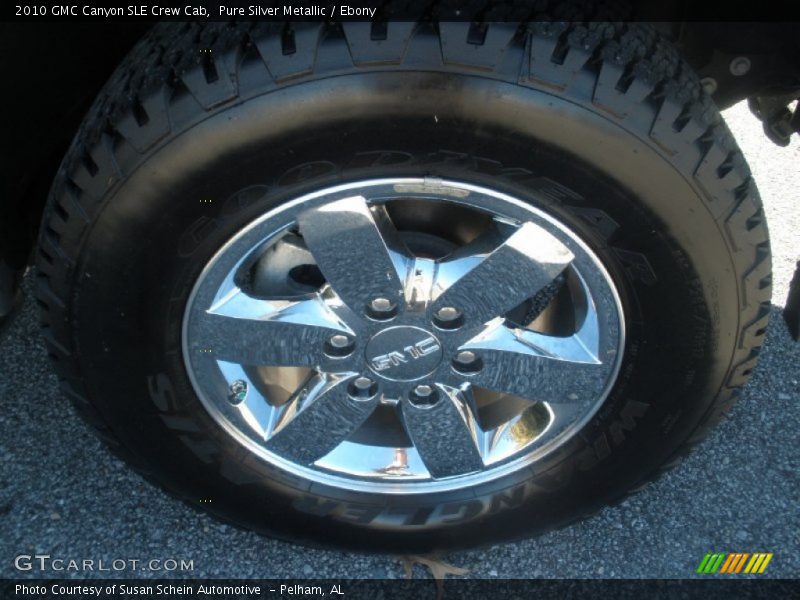 Pure Silver Metallic / Ebony 2010 GMC Canyon SLE Crew Cab