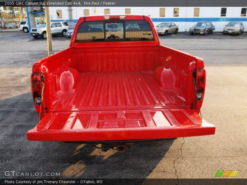 Fire Red / Pewter 2005 GMC Canyon SLE Extended Cab 4x4