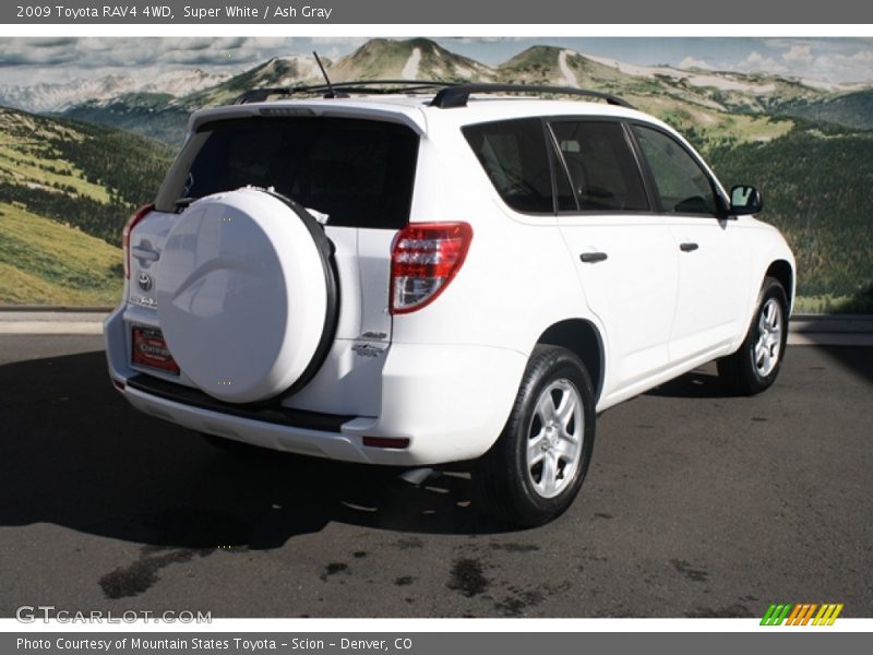 Super White / Ash Gray 2009 Toyota RAV4 4WD