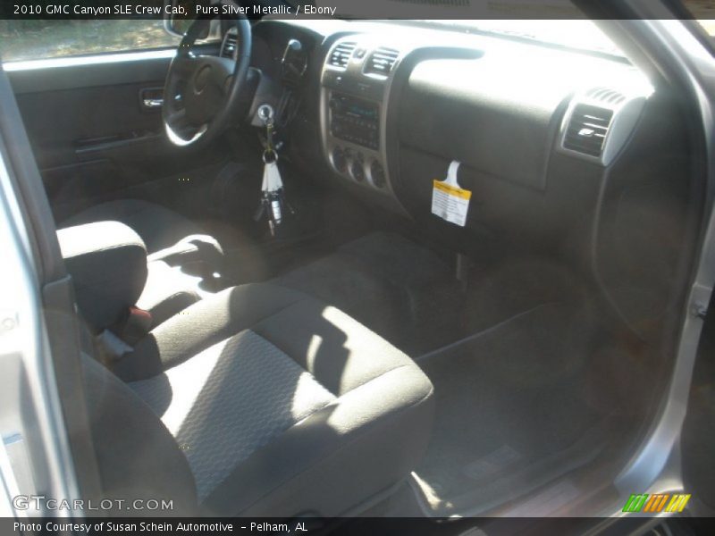 Pure Silver Metallic / Ebony 2010 GMC Canyon SLE Crew Cab